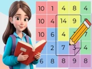 Sum Challenge Number Grid Online math Games on NaptechGames.com