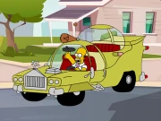 The Simpsons Car Jigsaw Online Puzzle Games on NaptechGames.com
