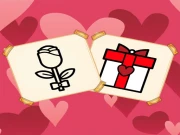 Valentine Present Coloring Online Art Games on NaptechGames.com
