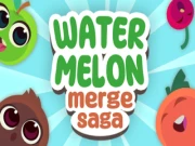 Watermelon Merge Saga Online puzzle Games on NaptechGames.com