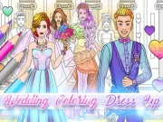 Wedding Coloring Dress Up Game Online Dress-up Games on NaptechGames.com