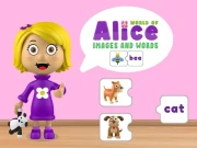World of Alice Images and Words Online Puzzle Games on NaptechGames.com