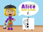 World of Alice Learn to Draw Online Clicker Games on NaptechGames.com