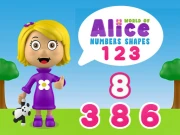World of Alice Numbers Shapes Online Puzzle Games on NaptechGames.com