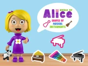 World of Alice Shapes of Musical Instruments Online Puzzle Games on NaptechGames.com