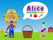 World of Alice Vegetables Names Online Cooking Games on NaptechGames.com