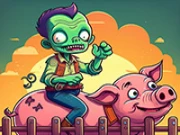 Zombie Rodeo Multiplication Online Educational Games on NaptechGames.com