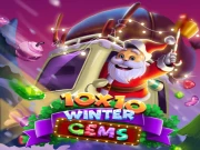 10x10 Winter Gems Online Casual Games on NaptechGames.com