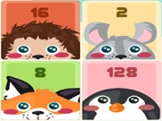 2048 Cuteness Edition Online Boardgames Games on NaptechGames.com
