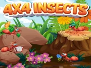 4x4 Insects Online Puzzle Games on NaptechGames.com