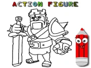 Action Figure Coloring Online Art Games on NaptechGames.com