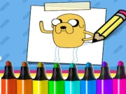 Adventure Time: How to Draw Jake Online Puzzle Games on NaptechGames.com