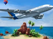 Airplane Simulator Island Travel Online Adventure Games on NaptechGames.com
