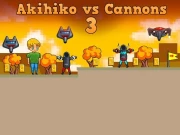 Akihiko vs Cannons 3 Online Arcade Games on NaptechGames.com