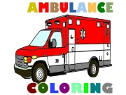 Ambulance Trucks Coloring Pages Online Puzzle Games on NaptechGames.com