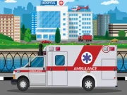 Ambulance Trucks Differences Online Puzzle Games on NaptechGames.com