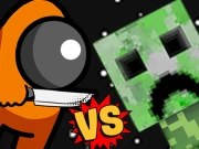 Among vs Creeper Fight Online Arcade Games on NaptechGames.com