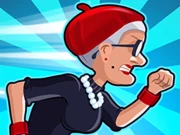 Angry Gran Run: Paris Online Hypercasual Games on NaptechGames.com
