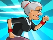Angry Grandmother Run Online Hypercasual Games on NaptechGames.com