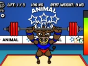 Animal Olympics - Weight Lifting Online Sports Games on NaptechGames.com