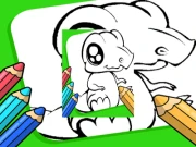 Anime Animals Coloring Pages Online junior Games on NaptechGames.com