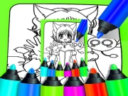 Anime Coloring Pages For Kids Online junior Games on NaptechGames.com