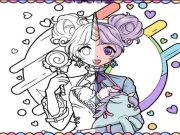 Anime Girls Coloring Book: Pop Manga Coloring Online Clicker Games on NaptechGames.com