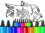 Anime Wolf Girl Coloring Pages Online junior Games on NaptechGames.com