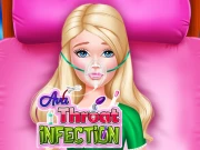 Ava Throat Infection Online Girls Games on NaptechGames.com