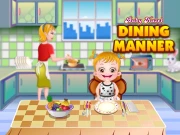 Baby Hazel Dining Manners Online Girls Games on NaptechGames.com