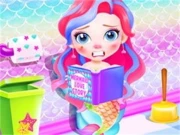 Baby Mermaid Caring Game Online Games on NaptechGames.com
