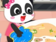 Baby Panda Cleanup Life Online Girls Games on NaptechGames.com