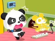 Baby Panda Home Safety Online Girls Games on NaptechGames.com