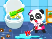 Baby Panda House Cleaning Online Girls Games on NaptechGames.com