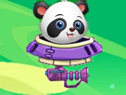 Baby Panda Space Adventure Online Arcade Games on NaptechGames.com