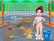 Baby Taylor Beach Cleaning Day Online Girls Games on NaptechGames.com