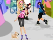 Barbie on roller skates Online Hypercasual Games on NaptechGames.com