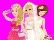 Barbie's Wedding Selfie With Princesses Online Girls Games on NaptechGames.com