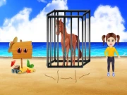 Beach Horse Escape Online Puzzle Games on NaptechGames.com