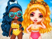Beach Rainbow Season Online Girls Games on NaptechGames.com