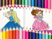 Beautiful Princess Coloring Book Online Art Games on NaptechGames.com