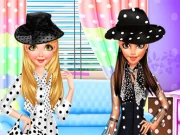 Besties Dotted Fashion Online HTML5 Games on NaptechGames.com