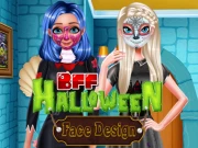 BFF Halloween Face Design Online Girls Games on NaptechGames.com