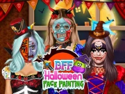 BFF Halloween Face Painting Online Girls Games on NaptechGames.com