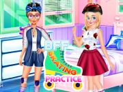 BFF Skating Practice Online Girls Games on NaptechGames.com
