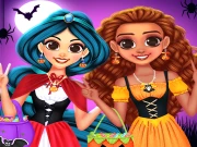 Bffs Happy Halloween Party Online Dress-up Games on NaptechGames.com