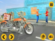 Big Pizza Delivery Boy Simulator Game Online Simulation Games on NaptechGames.com