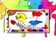 Birds Coloring Book Online Art Games on NaptechGames.com