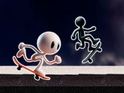 Black and White Stickman Online 2 Player Games on NaptechGames.com