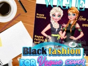 Black Fashion For Vogue Cover Online HTML5 Games on NaptechGames.com